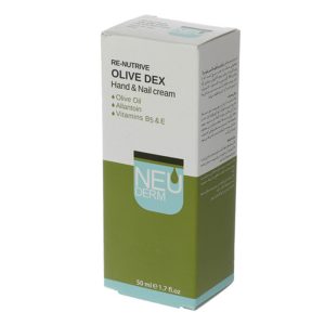 کرم مرطوب کننده دست و ناخن نئودرم Olive Dex حجم 50 میلی لیتر