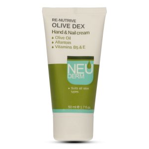 کرم مرطوب کننده دست و ناخن نئودرم Olive Dex حجم 50 میلی لیتر