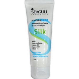 کرم مرطوب کننده صورت و بدن سی گُل مدل Silk حجم 75 میلی لیتر